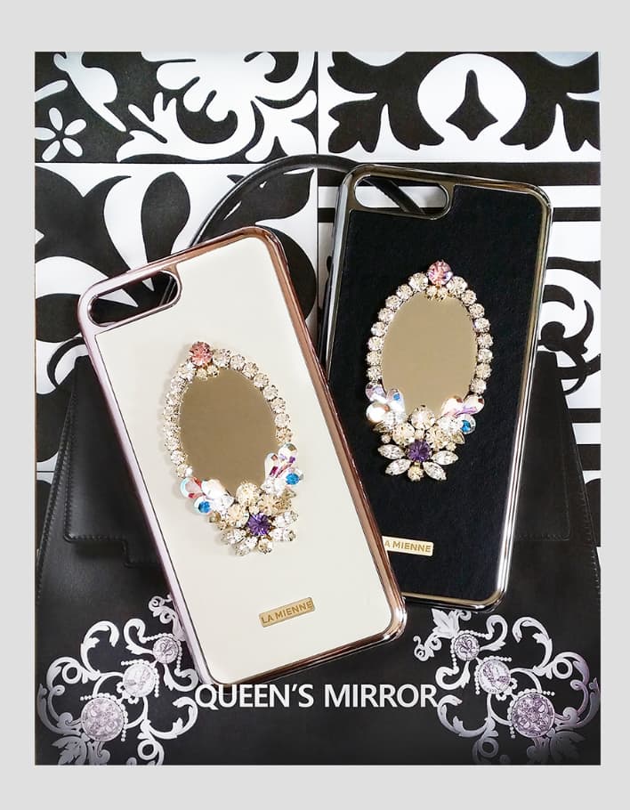 Phone Case_Swarovski Crystal handmade_Queen_s Mirror